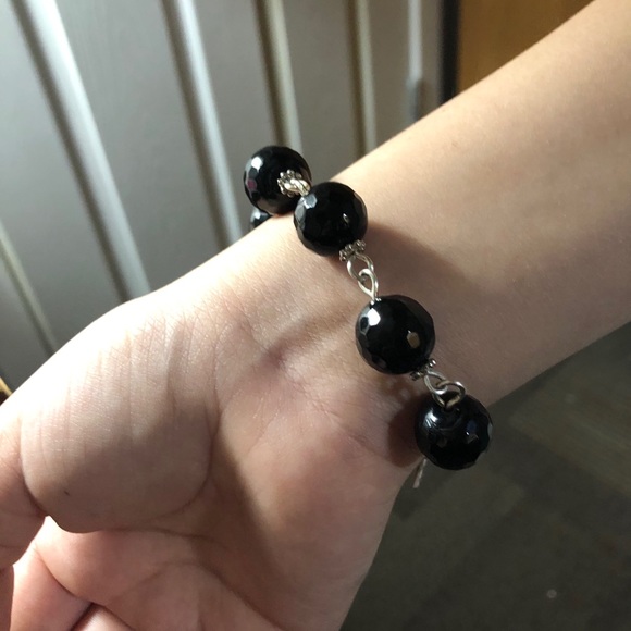 Natural Gemstone Toggle Bracelet - Picture 5 of 6